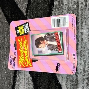 1984 TOPPS MICHAEL JACKSON 33 SUPER GLOSS PHOTO CARDS COMPLETE COLLECTOR…